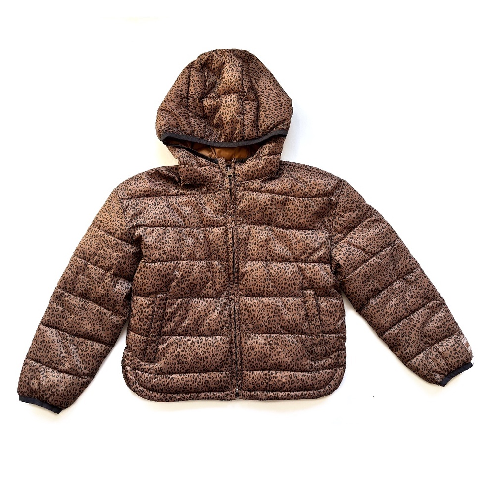 Cheetah Print Puffer Jacket